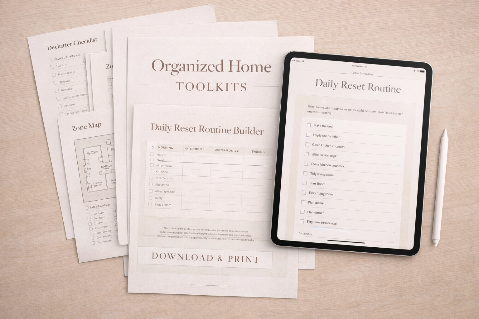Organized Home Toolkits